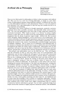 Dennett - Artificial Life as Philosophy.pdf
